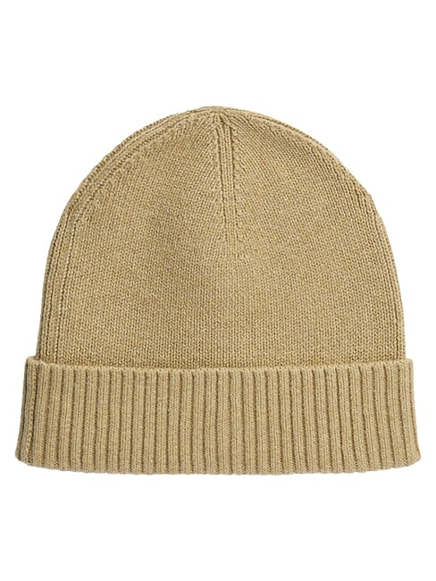TH FLAG Cappello beanie in cotone con risvolto safari canvas - Cappelli