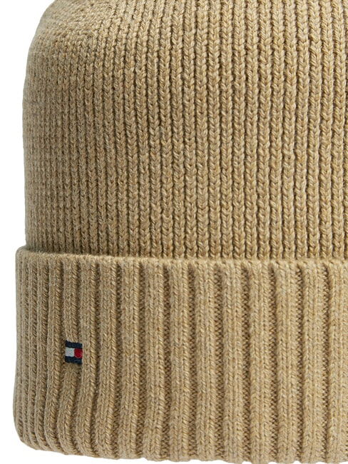 TH FLAG Cappello beanie in cotone con risvolto safari canvas - Cappelli