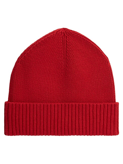 TH FLAG Cappello beanie in cotone con risvolto medium red - Cappelli
