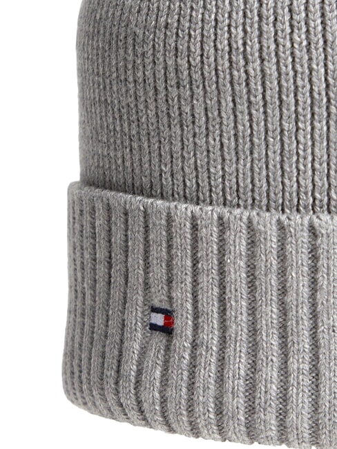 TH FLAG Cappello beanie in cotone con risvolto medium grey heather - Cappelli