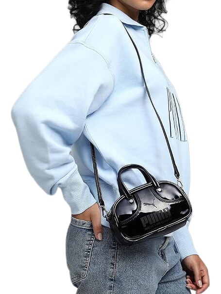 1976 MICRO GRIP Mini bag a mano, con tracolla black - Borse Donna