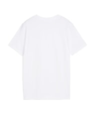 PUMA WARDROBE ESS T-shirt a manica corta, in puro cotone white - T-shirt - 5