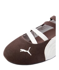 PUMA SPEEDCAT BALLET SD JR Ballerine in pelle pink shimmer- white - Scarpe Bambino - 6