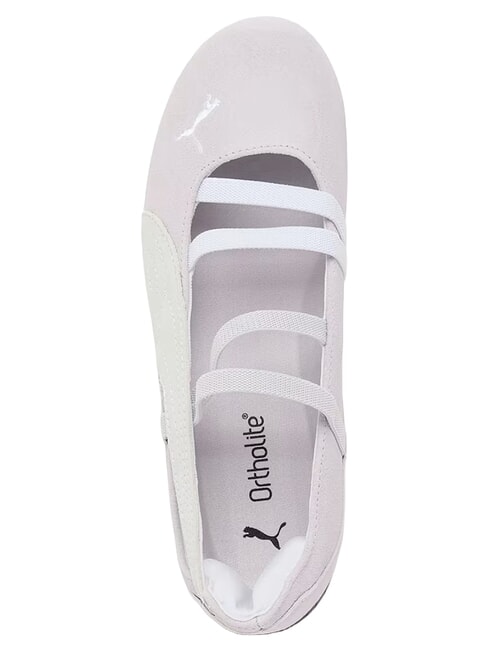 SPEEDCAT BALLET SD JR Ballerine in pelle pink shimmer- white - Scarpe Bambino