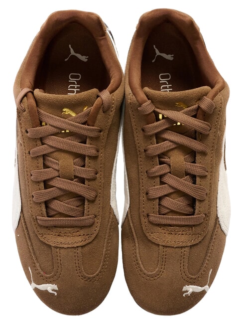 SPEEDCAT OG JR Sneakers in pelle haute coffee-frosted ivory - Scarpe Bambino