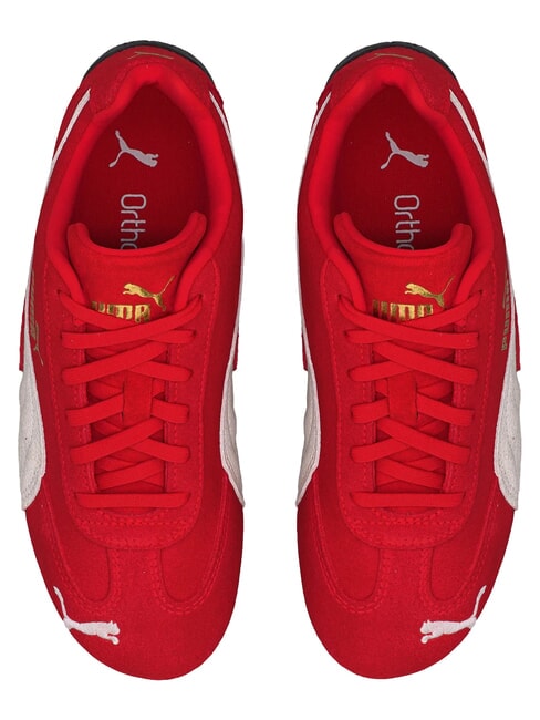 SPEEDCAT OG JR Sneakers in pelle for all time red- white - Scarpe Bambino