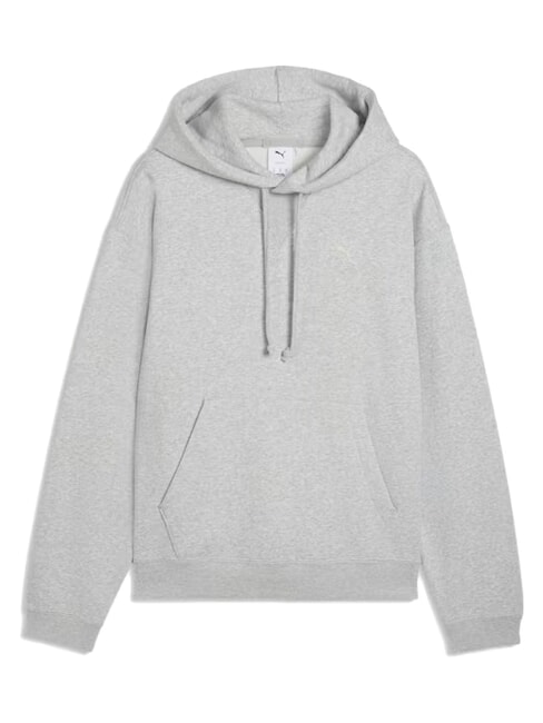 SELECT Felpa con cappuccio light gray heather - Felpe