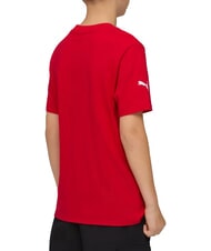 PUMA FERRARI T-shirt a maniche corte, in cotone rosso corsa - T-shirt - 2