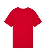 PUMA FERRARI T-shirt a maniche corte, in cotone rosso corsa - T-shirt - 6