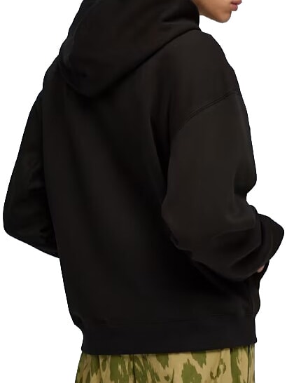SELECT Felpa con cappuccio black - Felpe