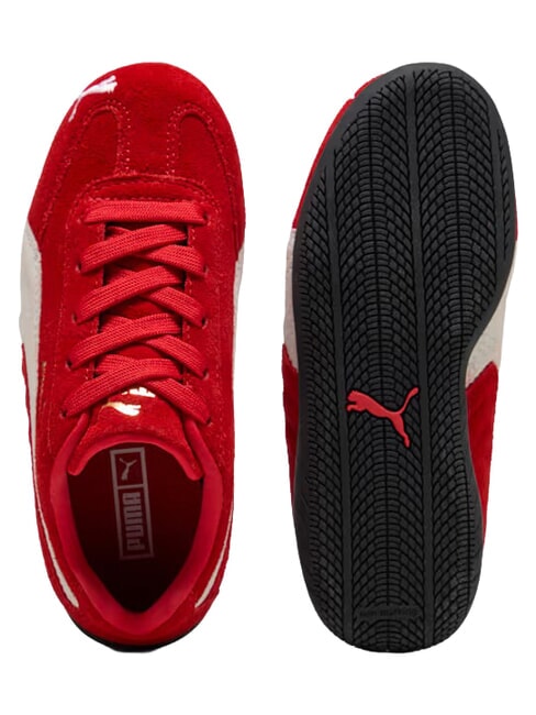 SPEEDCAT OG PS Sneakers misto pelle for all time red- white - Scarpe Bambino