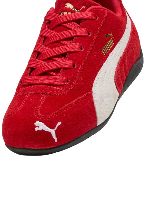 SPEEDCAT OG PS Sneakers misto pelle for all time red- white - Scarpe Bambino