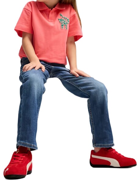 SPEEDCAT OG PS Sneakers misto pelle for all time red- white - Scarpe Bambino