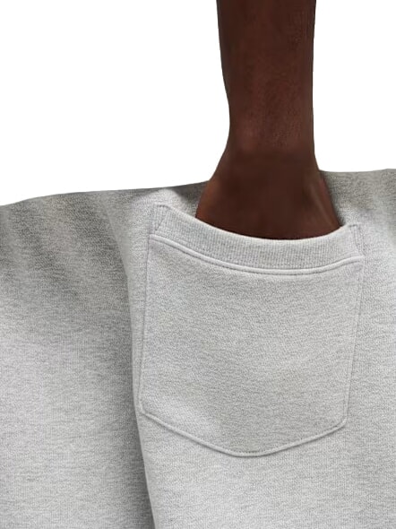 SELECT Pantaloncini corti in cotone light gray heather - Pantaloni