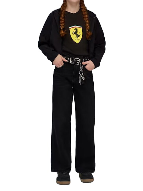 FERRARI T-shirt a maniche corte, in cotone black - T-shirt