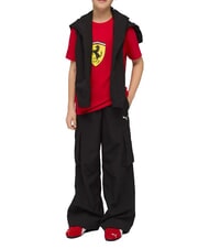 PUMA FERRARI T-shirt a maniche corte, in cotone rosso corsa - T-shirt - 3