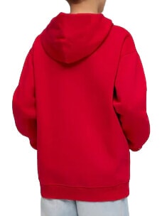 FERRARI Felpa con cappuccio rosso corsa - Felpe