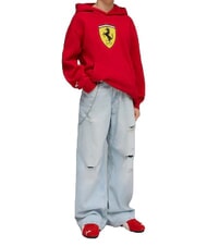 PUMA FERRARI Felpa con cappuccio rosso corsa - Felpe - 3