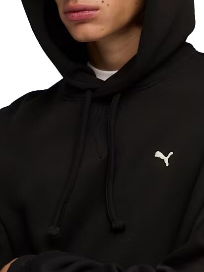 SELECT Felpa con cappuccio black - Felpe