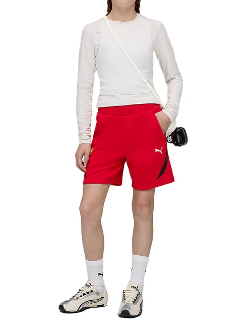 FERRARI Pantaloncini corti rosso corsa - Pantaloni