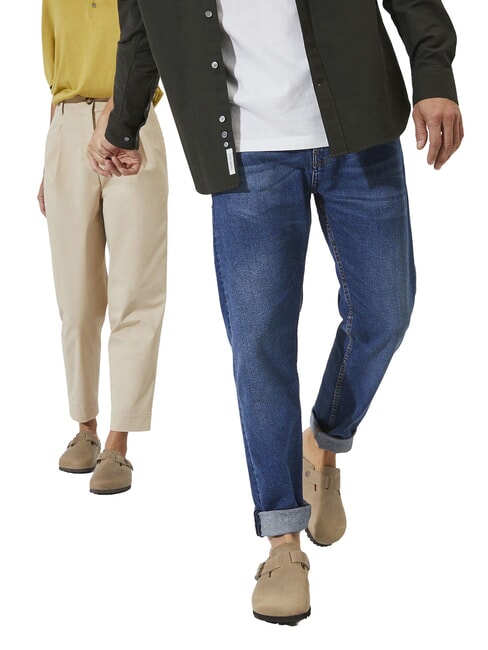 BOSTON Sandali Unisex in pelle tabacco brown - Scarpe Unisex