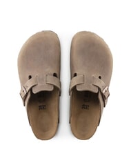BIRKENSTOCK BOSTON Sandali Unisex in pelle tabacco brown - Scarpe Unisex - 3