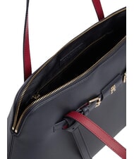 TOMMY HILFIGER TH BUCKLE Borsa tote a spalla space blue - Borse Donna - 4