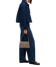 TOMMY HILFIGER TH JACQUARD Borsa a spalla tundra moss - Borse Donna - 2
