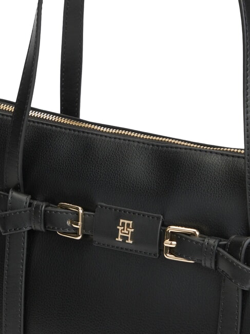 TH BUCKLE Borsa tote a spalla black - Borse Donna