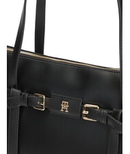 TOMMY HILFIGER TH BUCKLE Borsa tote a spalla black - Borse Donna - 3