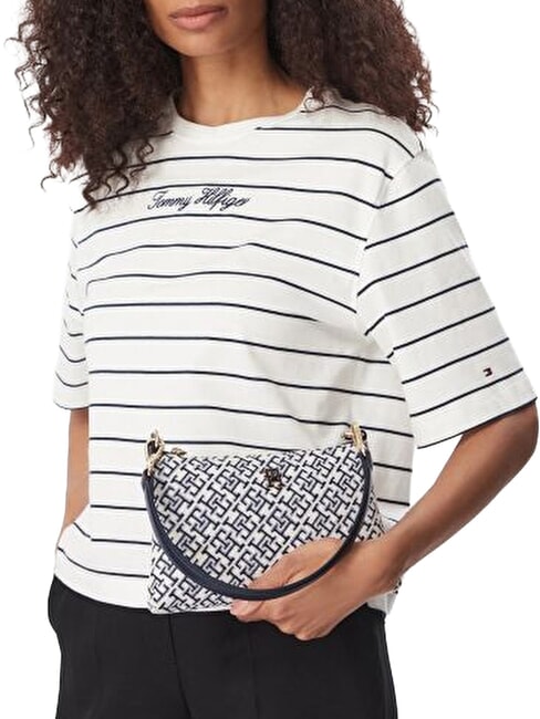 TH JACQUARD Borsa a spalla space blue - Borse Donna
