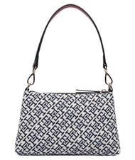 TOMMY HILFIGER TH JACQUARD Borsa a spalla space blue - Borse Donna - 4
