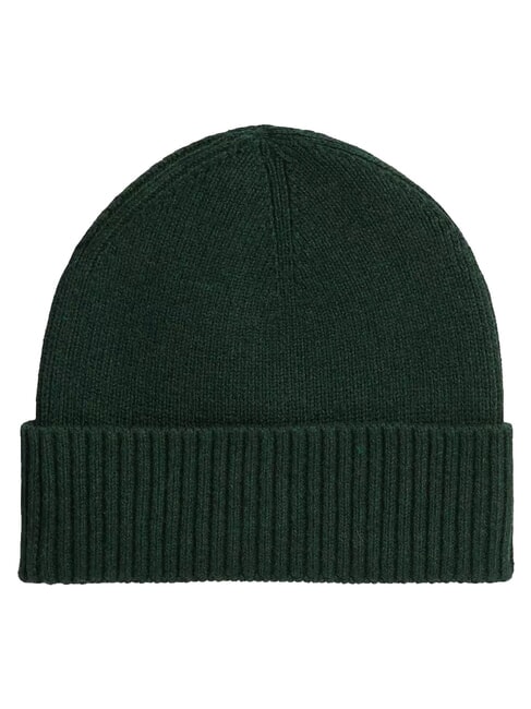 TH FLAG Cappello beanie in cotone con risvolto majestic emerald melange - Cappelli