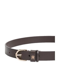 TOMMY HILFIGER ESSENTIAL EFFORTLESS Cintura in pelle Made in Italy - Cinture