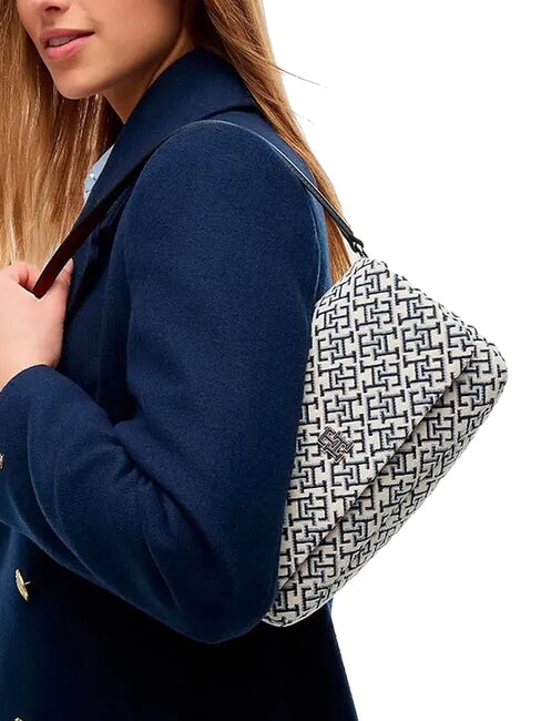 TH JACQUARD Borsa a spalla space blue - Borse Donna