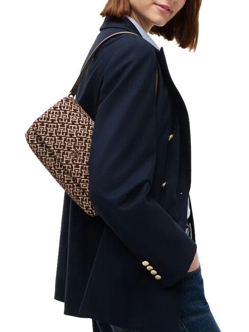 TH JACQUARD Borsa a spalla tundra moss - Borse Donna