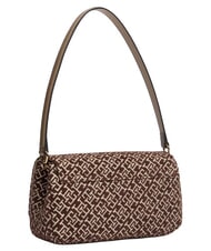 TOMMY HILFIGER TH JACQUARD Borsa a spalla tundra moss - Borse Donna - 3