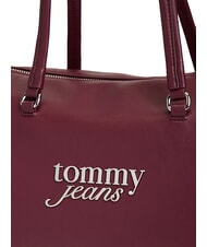 TOMMY HILFIGER TJW BOLD SCRIPT Borsa tote a spalla rosewood brown - Borse Donna - 4