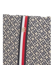 TOMMY HILFIGER TH JACQUARD Borsa tote a spalla space blue - Borse Donna - 5