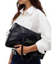 TOMMY HILFIGER TJW BOLD SCRIPT Borsa tote a spalla black - Borse Donna - 2