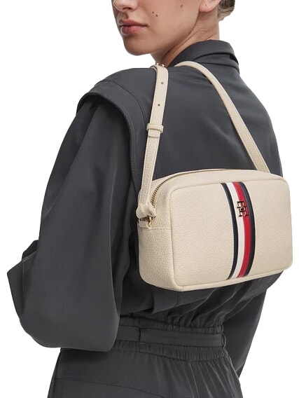 TH CORP Mini camera bag a tracolla soft cream - Borse Donna