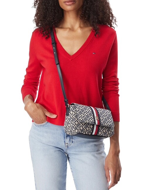 TH JACQUARD Borsa a tracolla space blue - Borse Donna