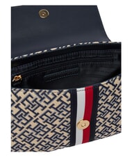 TOMMY HILFIGER TH JACQUARD Borsa a tracolla space blue - Borse Donna - 6