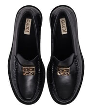 GAUD&Igrave; LUDMILLA Mocassini in pelle NERO - Scarpe Donna - 4