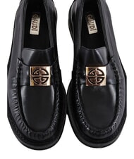 GAUD&Igrave; LUDMILLA Mocassini in pelle NERO - Scarpe Donna - 5