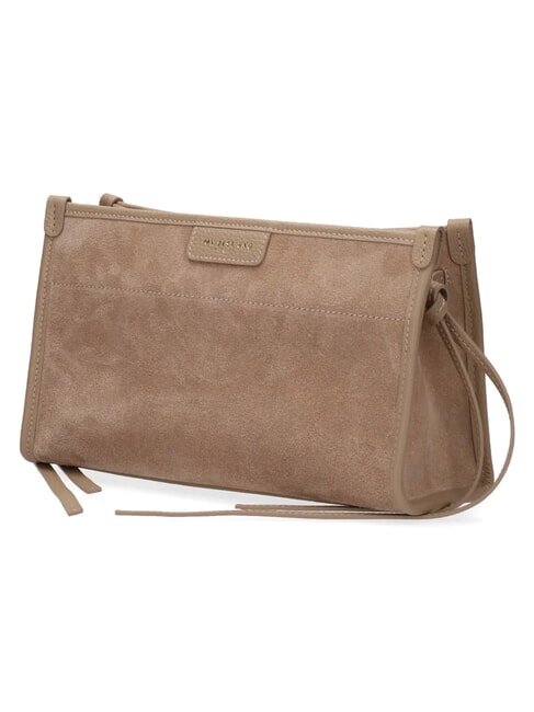 DIVA SCAMOSCIATO Pochette a tracolla mocaccino - Borse Donna