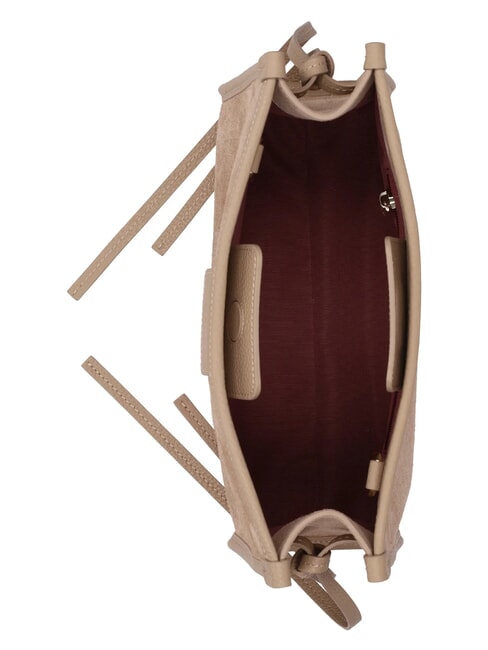 DIVA SCAMOSCIATO Pochette a tracolla mocaccino - Borse Donna