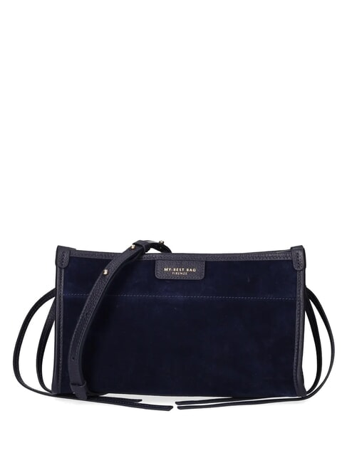 DIVA SCAMOSCIATO Pochette a tracolla blue navy - Borse Donna