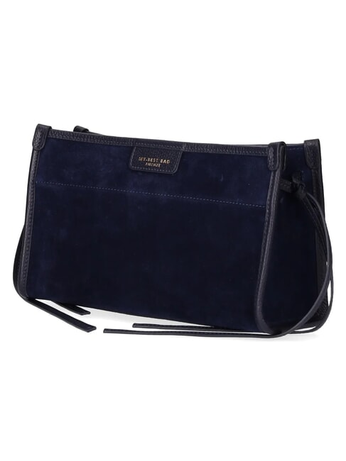 DIVA SCAMOSCIATO Pochette a tracolla blue navy - Borse Donna