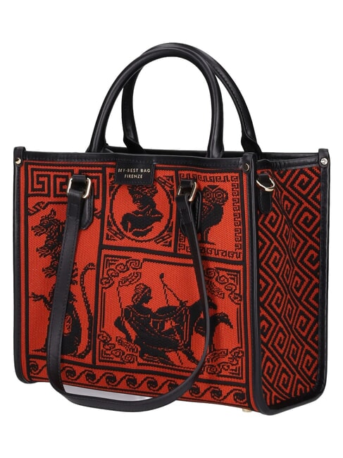 ATENA AGORA S Borsa a tripla portabilit&agrave; terracotta - Borse Donna
